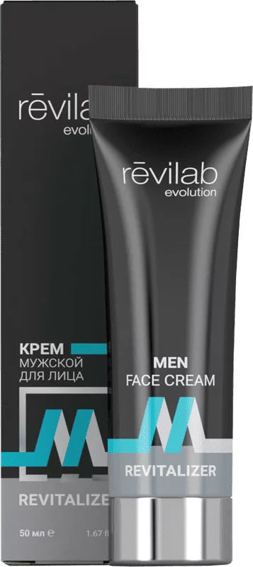 Revilab M-Revitlizer (мужской крем для лица) — Упаковка